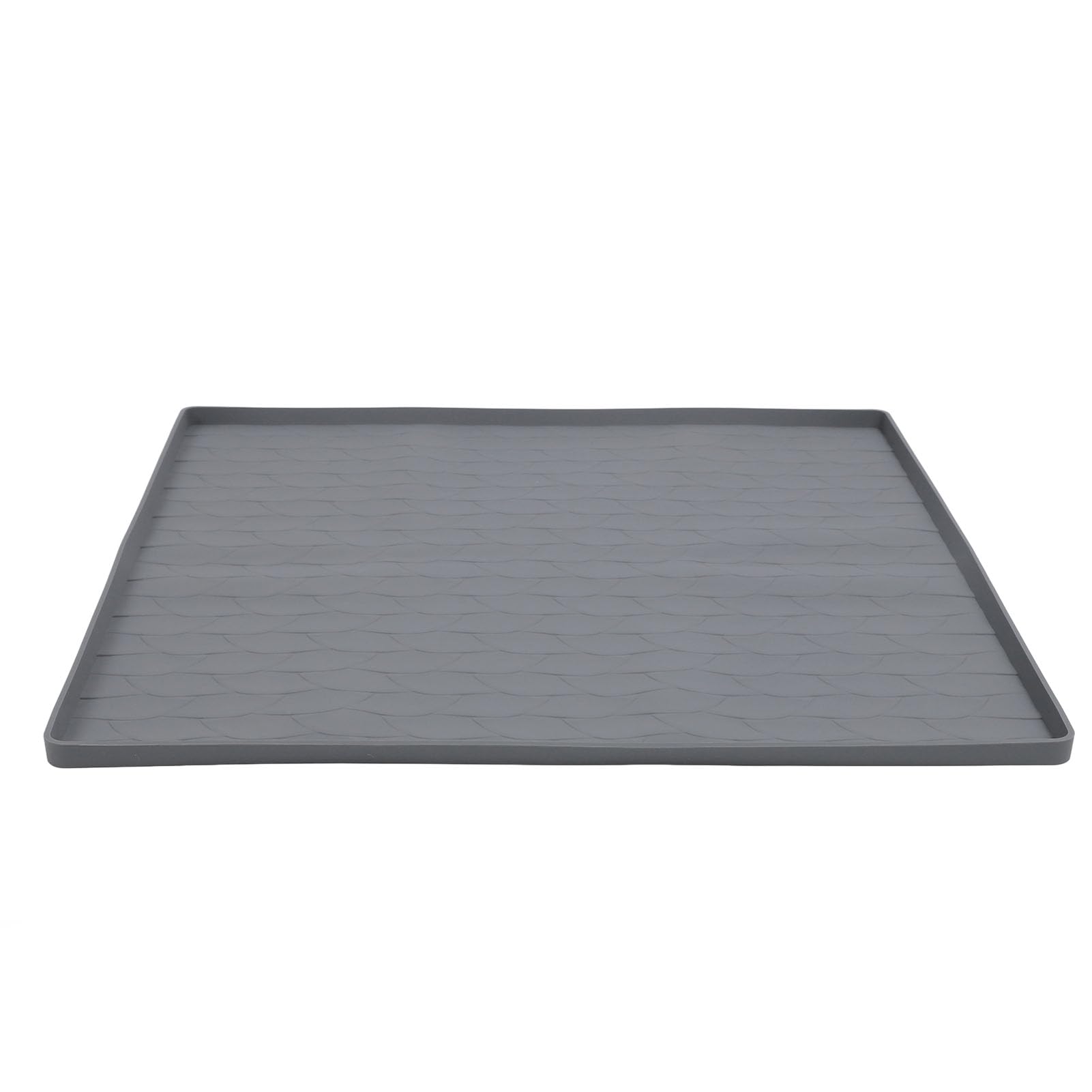 Tapis en silicone imperméable pour lave-linge, barrière anti-poussière grise