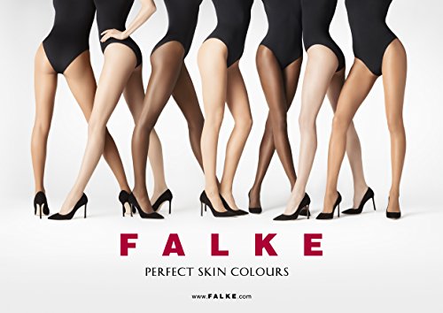 FALKE Damen Shelina 12 DEN Stay Ups ultra transparent leicht glänzend reißfest feine Naht an der Fußspitze mit Zierspitze und Silikonband für rutschfreien Sitz feines weiches Material 1 Paar