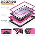 HXCASEAC Case for Samsung Galaxy Tab A9+ Plus / A11+ Plus 11 Inch, Protective with Screen Protector/Hand Strap/Pen Holder, Shockproof for Samsung A9 Plus Tablet Case Kids Girls Cute - Rose