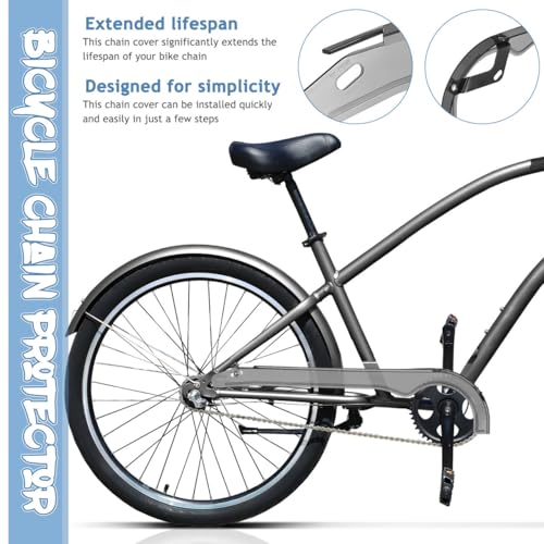Image of Balacoo Bicycle Chain Guard Cover Kids Bike Chain Protector Plastic Bicycle Cover for Road Mountain Bike