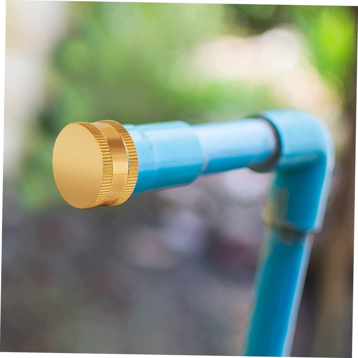 Gartenschlauch-Rohrverschraubungen, Stecker-Adapter, 8 Stück, Zapfenverbinder, Stopper, Stopper/Messing-Gewindeende, goldenes Zubehör, weibliche Anschlüsse, Schlauchkappen, Gartenschlauch-Anschlüsse,