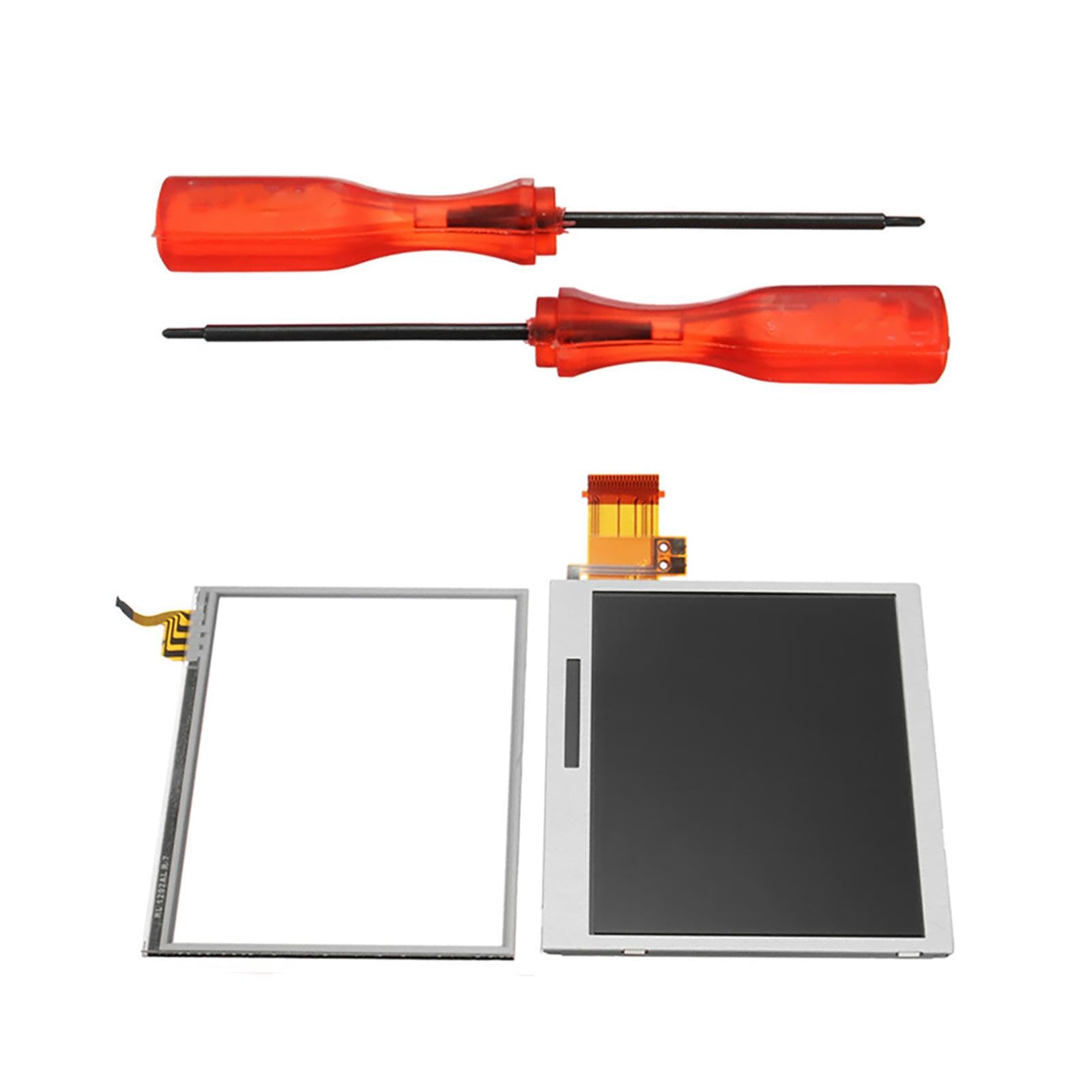 Kit de accesorios de reparación de consola, pantalla LCD inferior de repuesto para Nintendo DS Lite DSL NDSL
