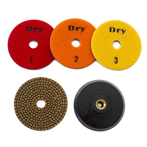 Disco Abrasivo Diamantato 6" Grana 1200 | Per Levigatura E Lucidatura | Piastrelle, Vetro, Pietra, Metallo | Con Foro 20mm - Foto 8