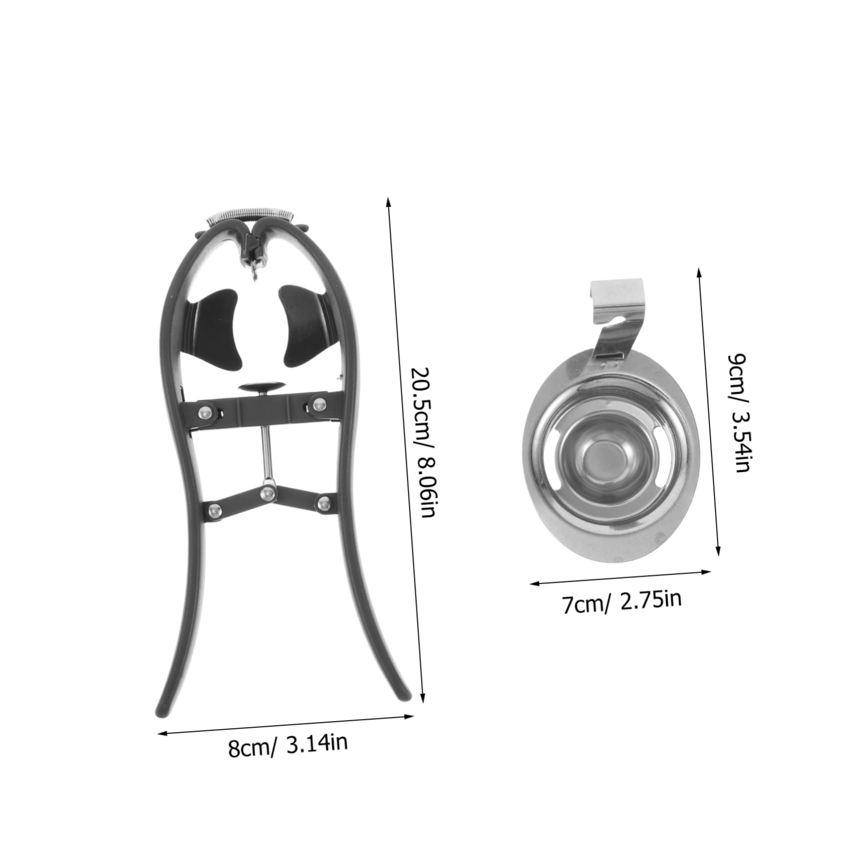 JECOMPRIS Stainless Steel Cracker Tool Efficient Separator Practical Kitchen Gadget for Quick Yolk and White Separation and Opener for Cooking