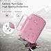 Canboc Carrying Case for KODAK PIXPRO AZ528/AZ405/AZ425/AZ401/AZ255 Digital Camera, Mesh Pocket fit Cable, Batteries, Pink (Case Only)
