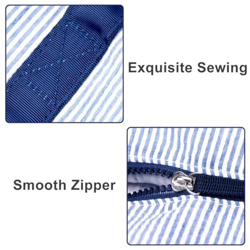 Personalized Monogrammed Seersucker Duffle Bag, Personalized Name Duffel Bag Embroidered Kids or Adult Seersucker Travel Baskat (Pink)3