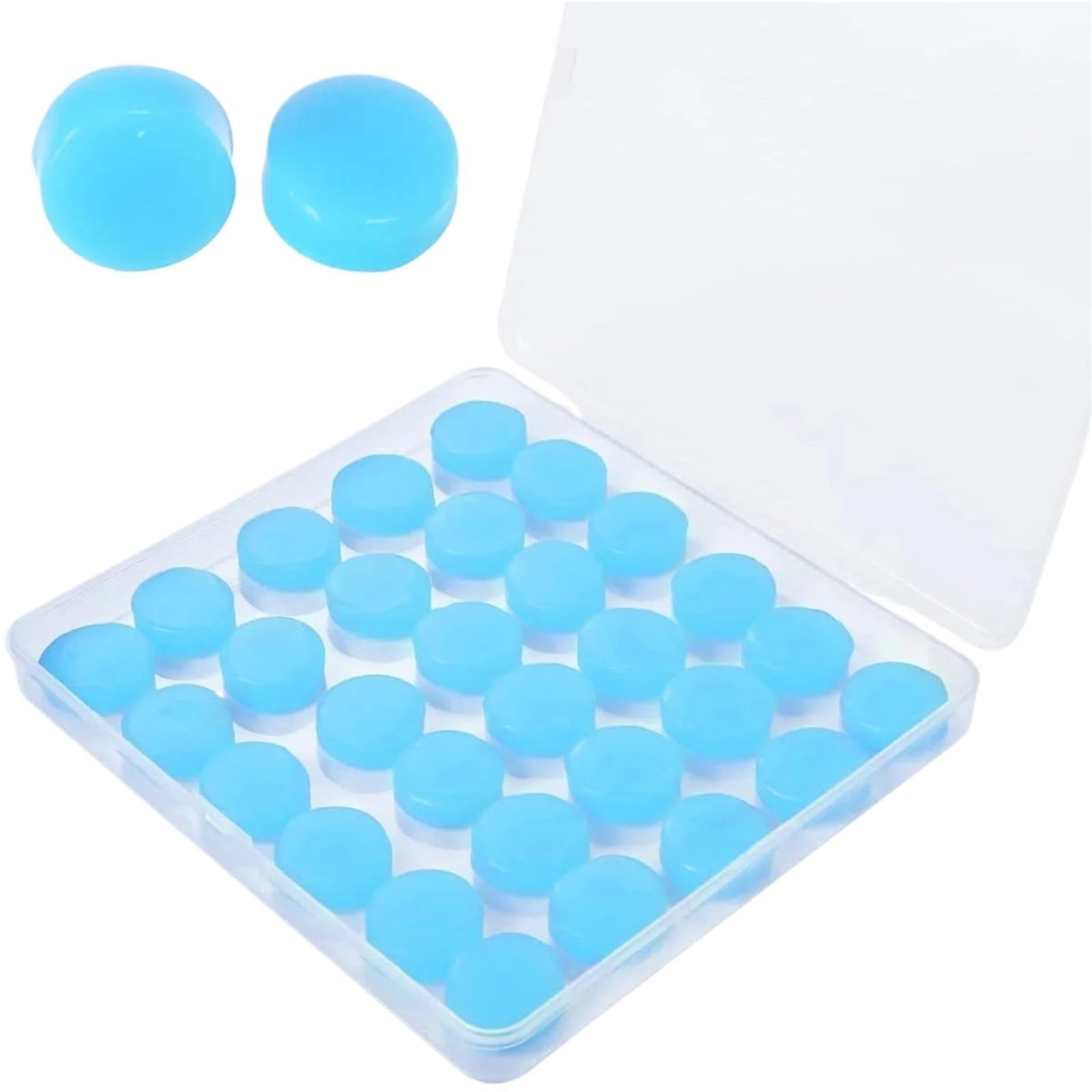 Bouchon Oreille 30/60Pcs Silicone Ear Plugs Reusable Earplugs For Sleeping Swimming Traveling Noise Reduction Flexible Plug