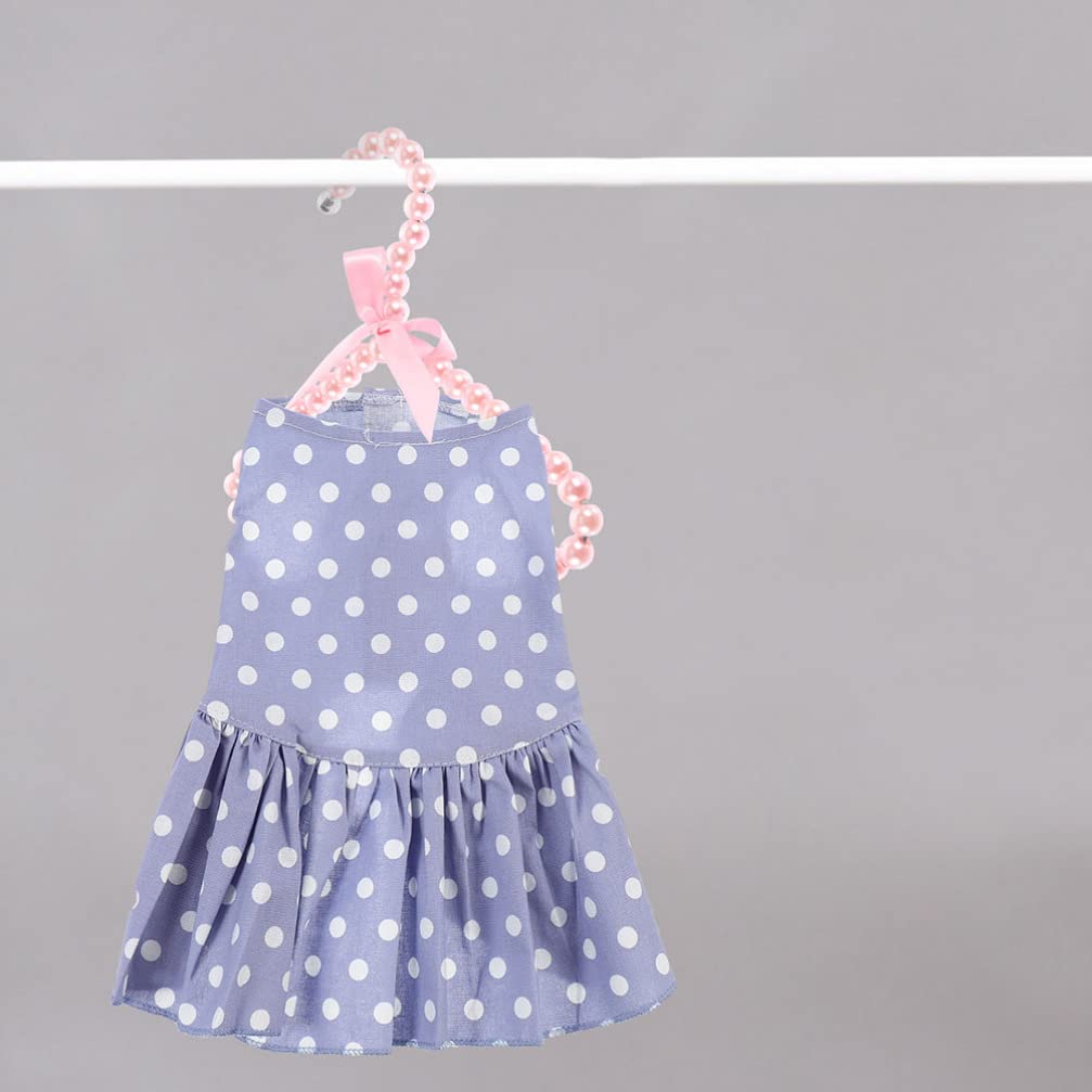 Toddmomy Perchas para bebés, 5 piezas de perlas, perchas de ropa con cuentas, perchas de vestir, pantalones, perchas, perchas, para niños, mascotas, perros, bebés, perchas para niños