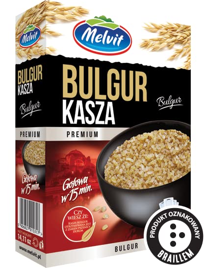 400 G BULGUR PREMIUM MELVIT - CAJA DE 6 UND