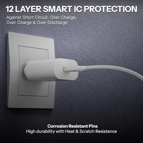 Image of AILKIN 25W Type C Charger Compatible for Samsung A35 /M35 /A53 /M55 /F05 /M15, F15 /A15 /A14 /M14 /F14 /A34 /M34 /F34 /S24 Ultra, S23 /S23 fe /S21 fe 5G /Z fold /flip /6 /5 /4 /3,Fast Charger for Galaxy Tab Type C Adapter