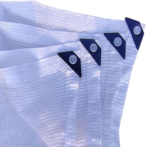 Filet d'ombrage blanc anti-UV à oeillets pour protection serre - 2