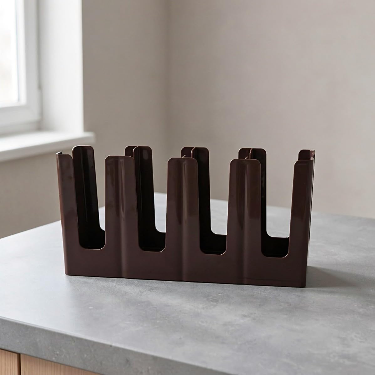 Alipis Organizador de Café con 4 Compartimentos Negro