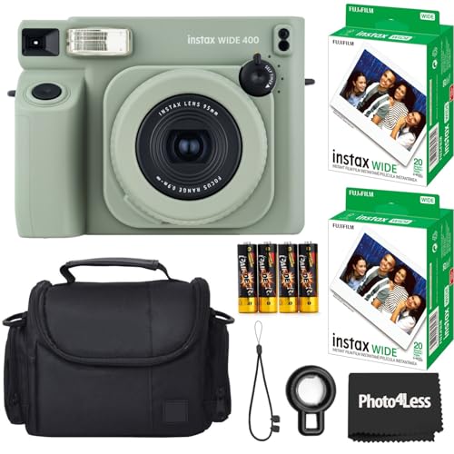 Fujifilm Instax Wide 400 Instant Film Camera Bundle
