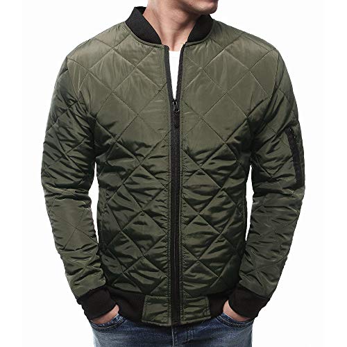 MakingDa - Chaleco de manga larga para hombre Verde verde XS Cover