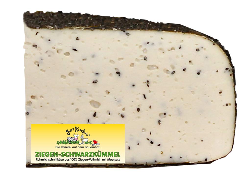 Schwarzkümmel Ziegenkäse Mit einem Hauch von Orient aus der kleinen, bergischen Käserei Jule