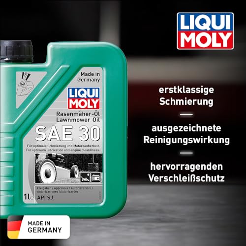 LIQUI MOLY Rasenmäher-Öl SAE 30 | 1 L | Gartengeräte-Öl | Art.-Nr.: 1264