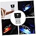 Luxshiny 12pcs Led Car Interior Lights Rv USB Strip Multi Breathing Gradient Material Easy to Install