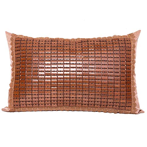 Fundas De Cojín Cojines Para Sofa Funda Cojines 30 * 50Cm Verano Mahjong Mat Almohada Funda De Almohada Cool Carbonización Bolsa De Almohada Bambú Set De Almohada Suelo Sola De Bambú Mat De La Almohad Cover