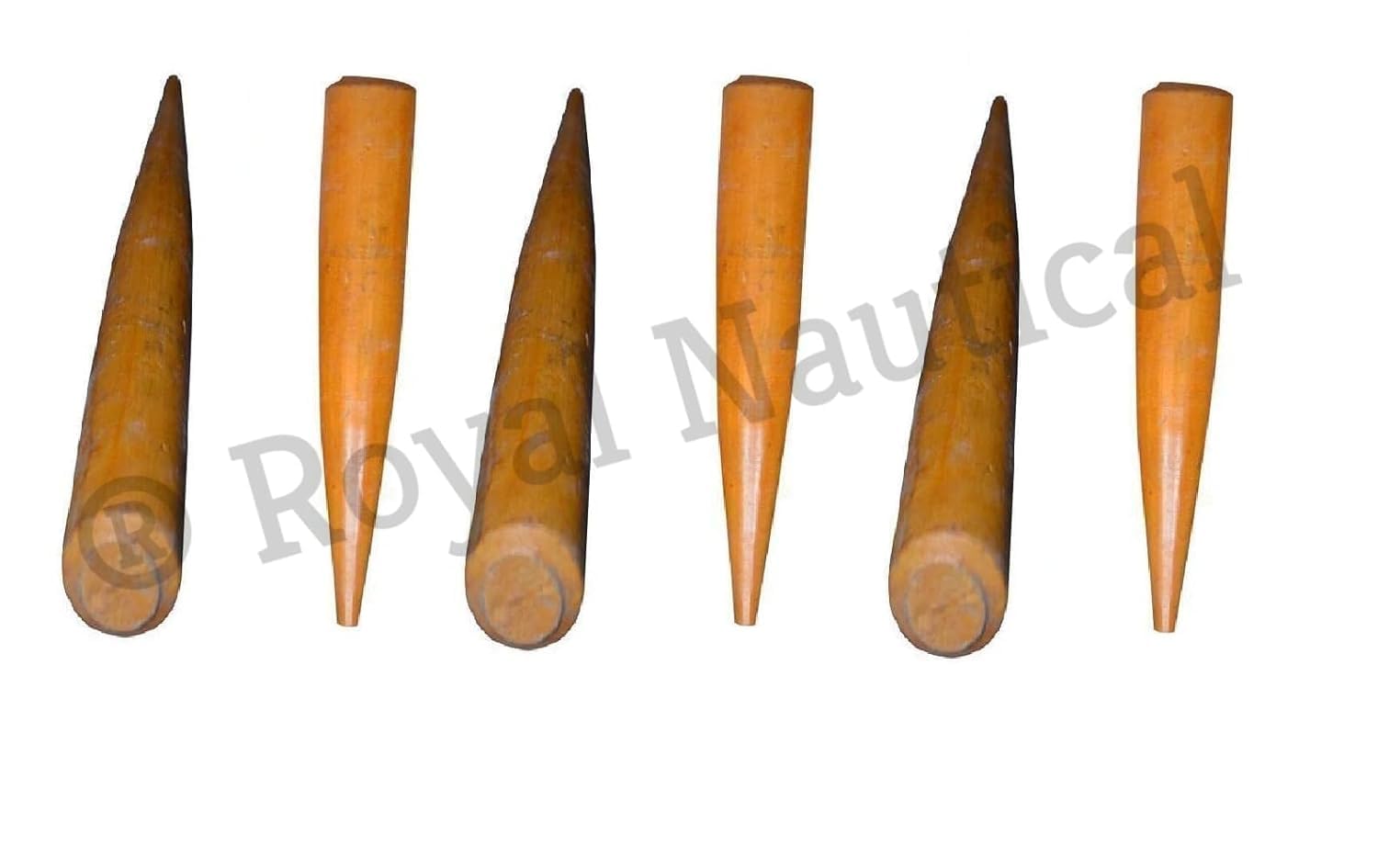 Wooden Peg, Survey Wooden Pegs Boundaries and Indicates Point, Indicator Survey Pegs for marking the points and boundaries of the residential or industrial site (Pack of 6 Piece) 1