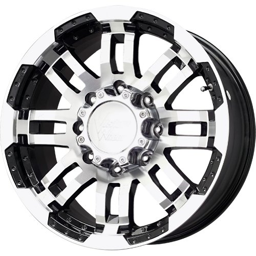 Vision 375 Warrior Gloss Black Wheel with Machined Face (20x9"/5x139.7mm) -  375-2985GBMF18