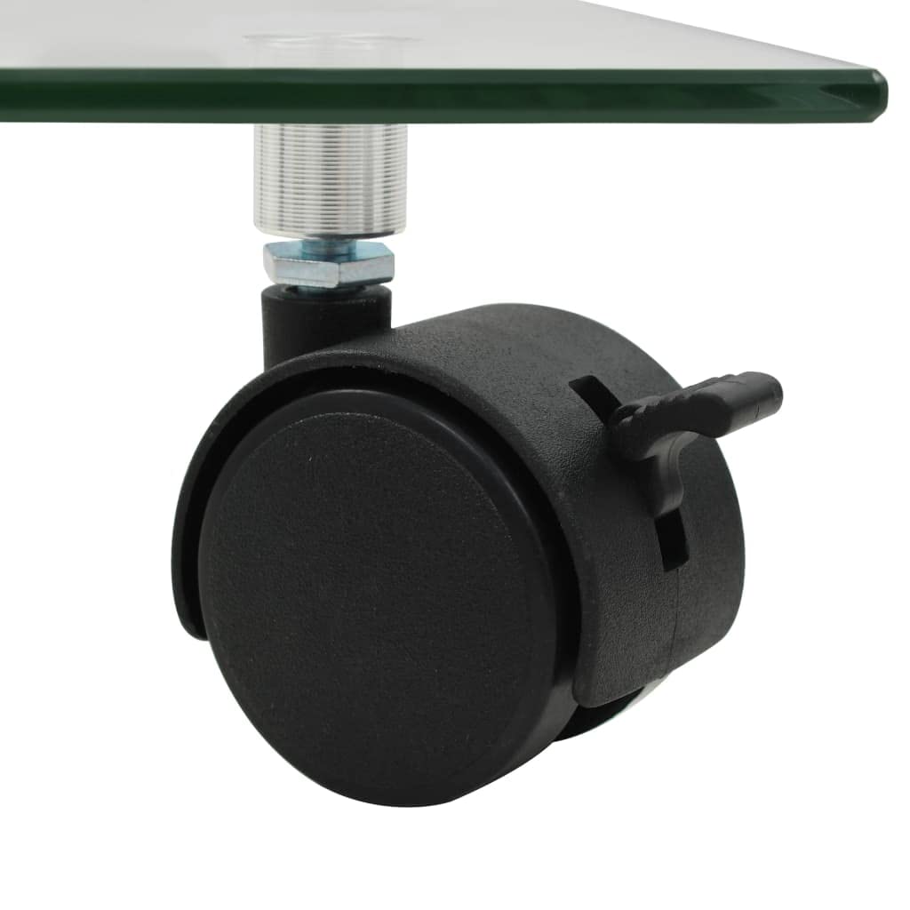 Artikel-Pflanzenroller, gehärtetes Glas, 35 x 35 cm, quadratisch, für Rasen und Garten, Gartenarbeit, Pflanzenständer, 2 Stück