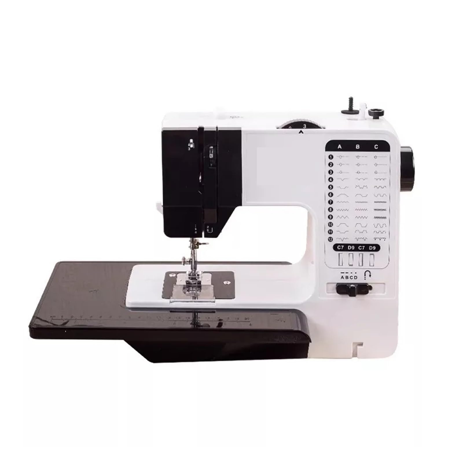Máquinas de Coser electrónicas Máquina De Coser Multifuncional, 38 Tipos De Líneas con Pedal Eléctrico, Máquinas De Bordar For El Hogar, Prensatelas Que Se Pueden Quitar A para Principiantes