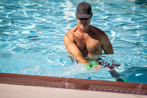 AquaLogix New All Purpose Hybrid Aquatic Training Fin - Sulfur/Yellow - Includes Online Link to Access Demonstration Video with 30 Sample Exercises - Easy Assembly Required