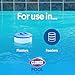 Clorox® Pool&Spa™ XtraBlue 1” Swimming Pool Chlorinating Tablets, Kills Bacteria & Stops Algae, Perfect for Small Pools (5 LB)