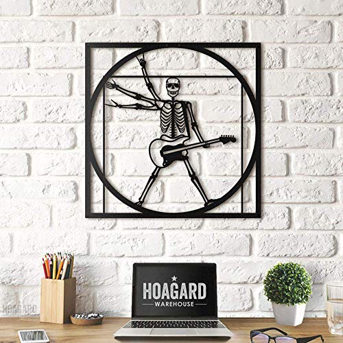 Hoagard Vitruivan Rocker Wall Art | 49 cm x 49 cm | Arte geométrico de Metal para Pared y decoración de Pared