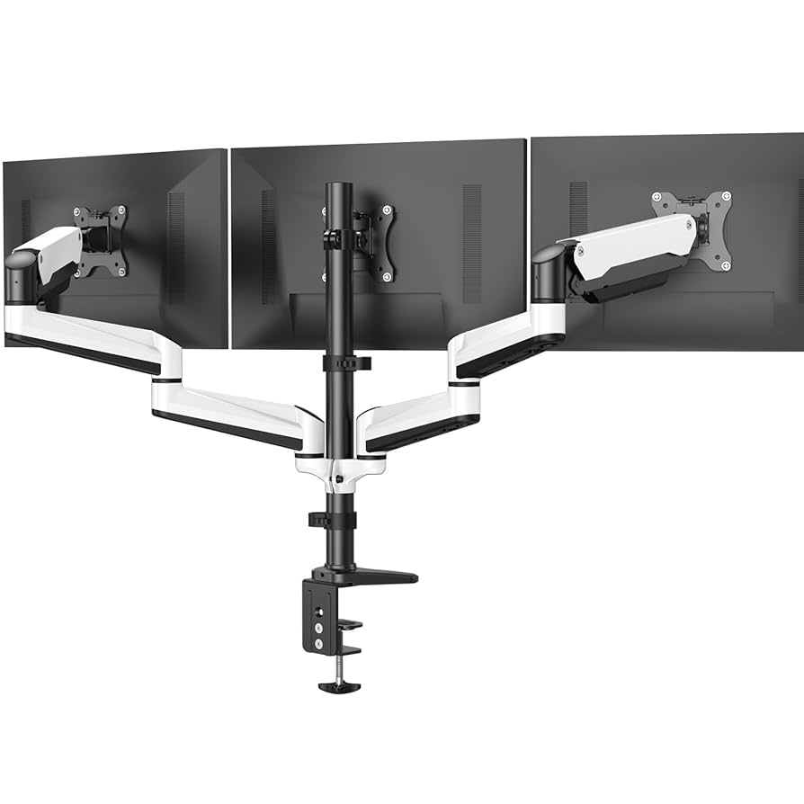Amazon.com: HUANUO Triple Monitor Stand - Full Motion