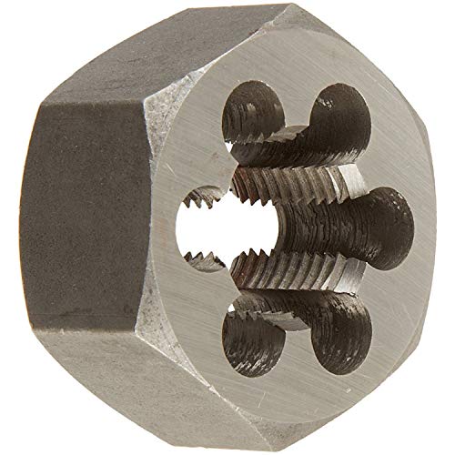 Drill America 9/16"-12 Carbon Steel Left Hand (Reverse) Hex Rethreading Die, DWT Series