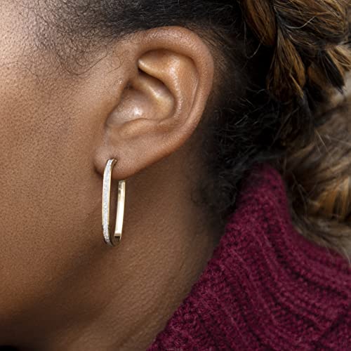 Boucles d'oreilles or jaune 9 ct Carissima anti-ternissement pour femmes