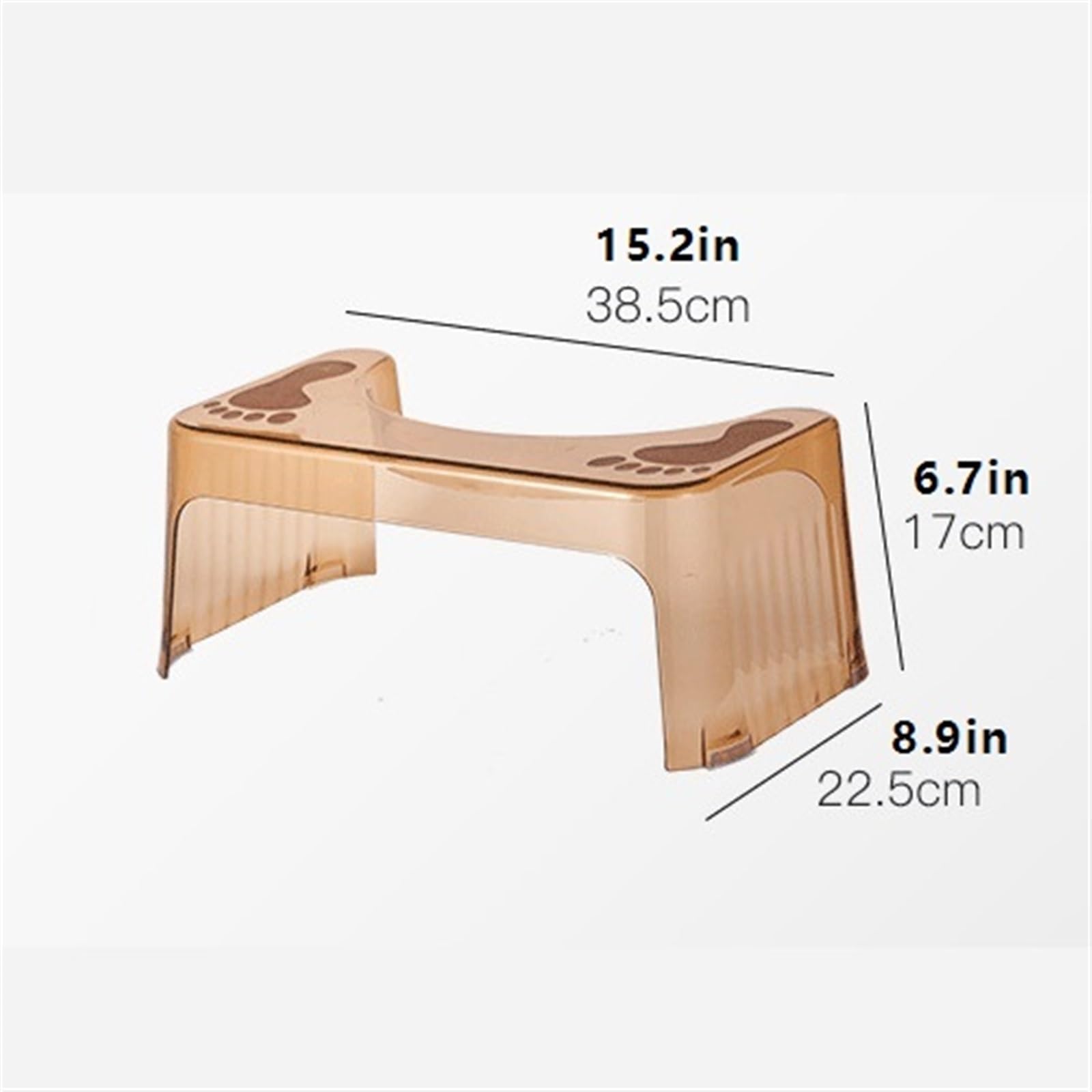Taburete de Inodoro Engrosado for el hogar for Ayudar al Inodoro Taburete for pies Almohadilla for baño Taburete for Lavabo Taburete for baño Taburete baño(White,10.2 * 7.9 * 8.7in)