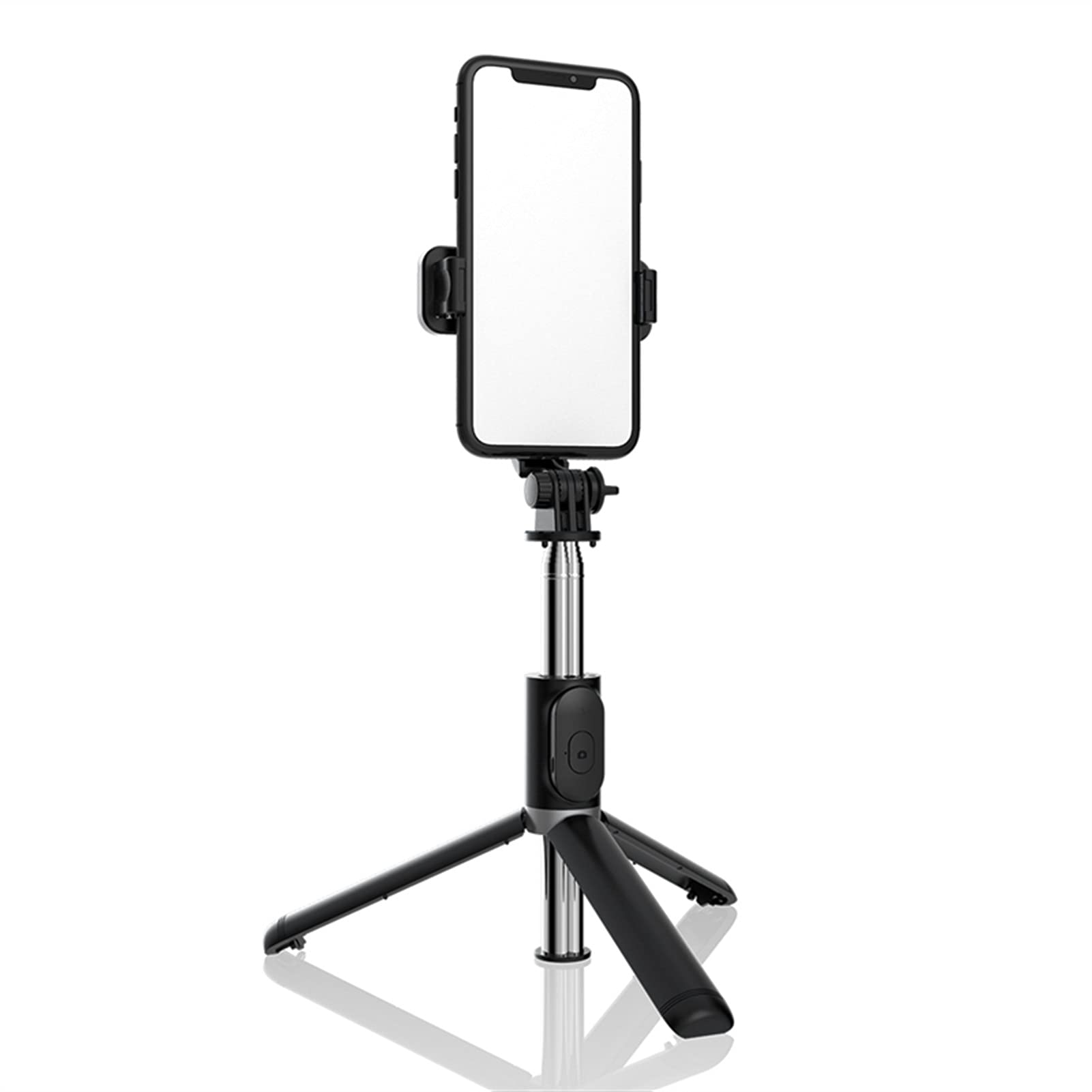 SCRUBY Treppiedi senza fili Bluetooth Selfie Stick Treppiedi Pieghevole Monopiedi per Sport Action Camera