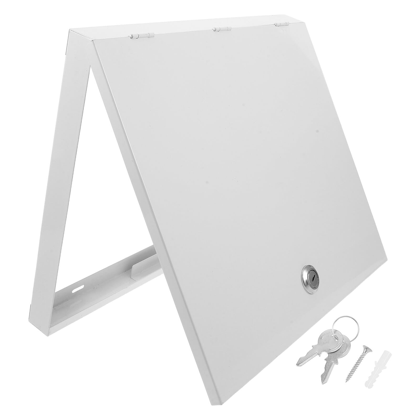 Garneck Couvercle de Verrouillage pour Boîte de Prise Électrique Couvercle de Remplacement pour Boîte Électrique Protection avec Serrure de Jonction de Compteur