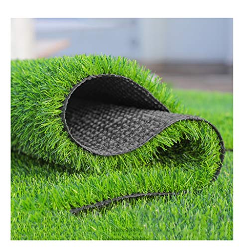 XEWNEG Outdoor Artificial Turf Grass,Pile Height 20mm,Anti-Aging High Density Fake Turf,Bottom Rubber Pad, Suitable for Garden Balcony Green Turf (Size : 2x1m)