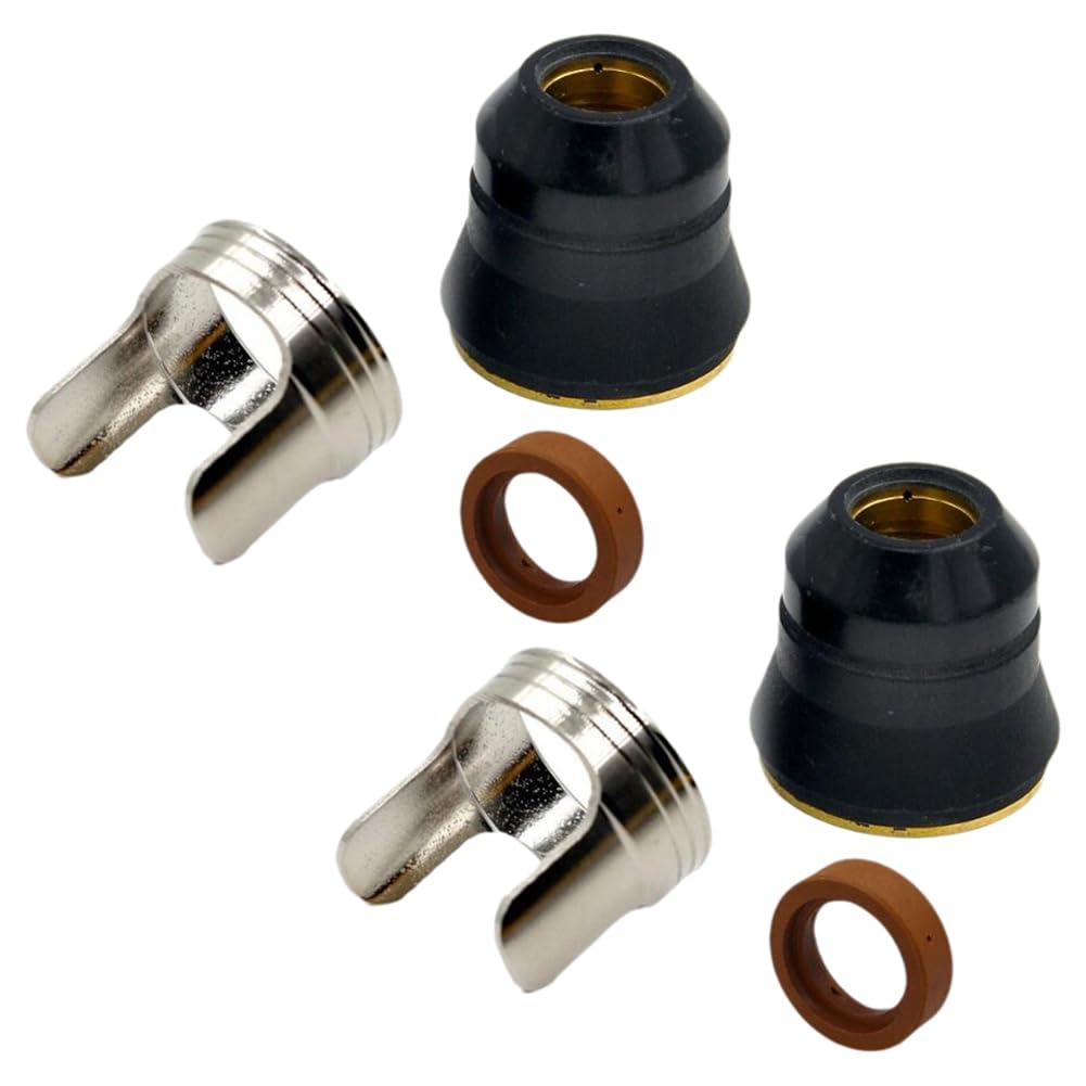 Ctrlzs 2Set Tip Kit For Harbor Freight Titanium Plasma 45 Ti-Pc45-45 56255 56811/65 Torch Ti-Pc65-65 58895