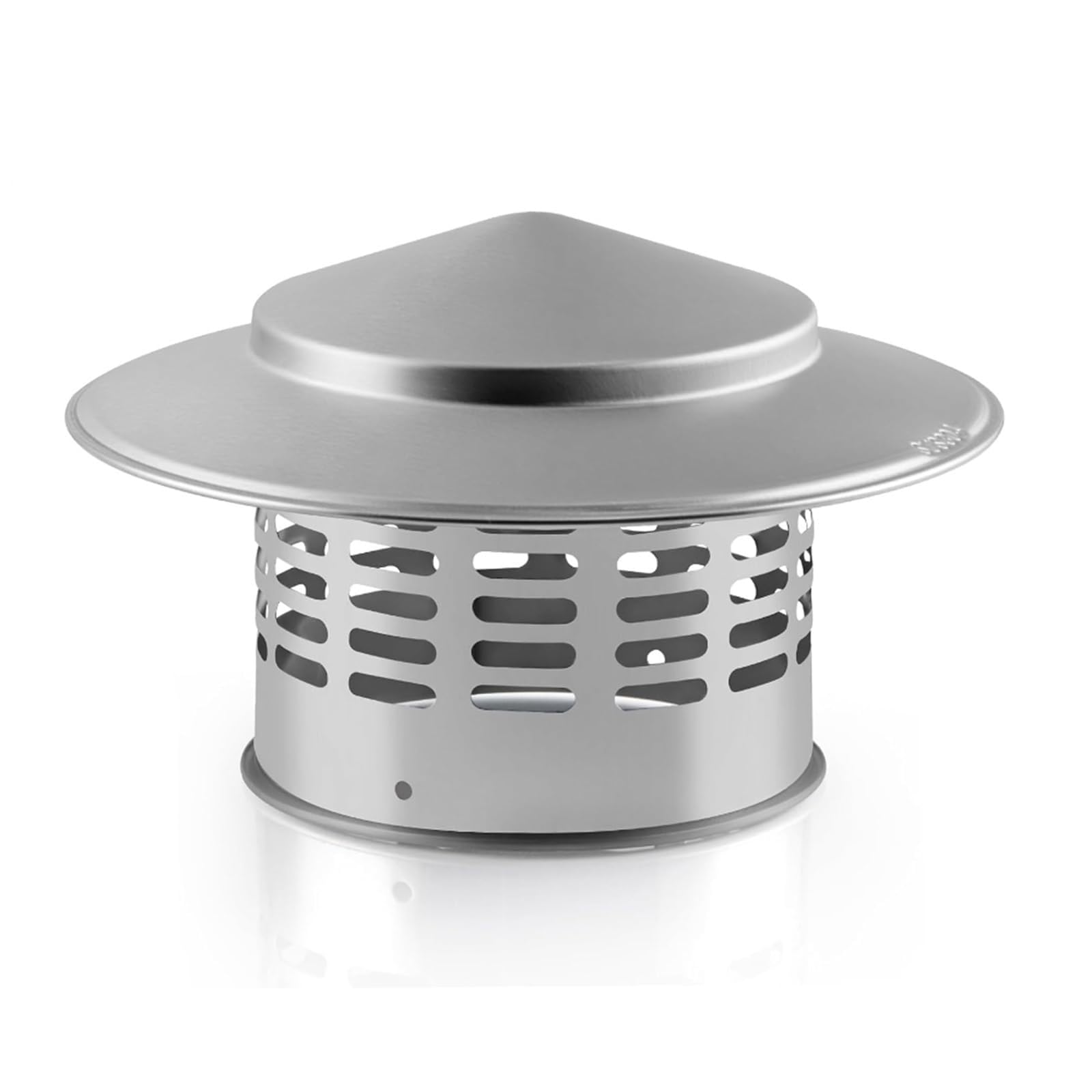 GYEQXKT Chimney cap,Cone Top Chimney Cap Round Roof Rain Chimney Cover With Stainless Steel Fireplace Exhaust Cap Fireplace Chimney C Chimney Cap Chimney Rain C Stainless Steel Tapered(110mm/4.3in)