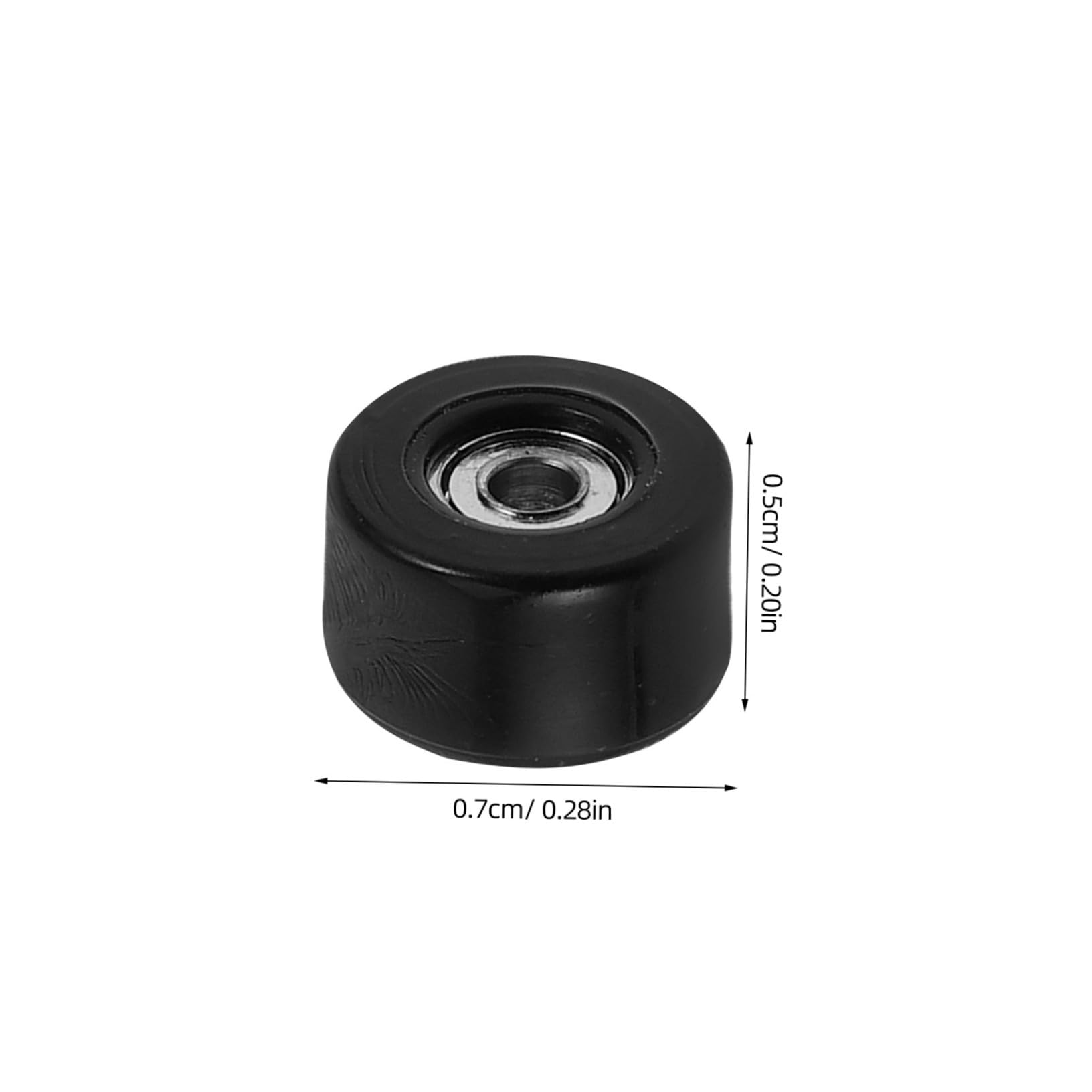 Alasum Finger Skateboard Wheel Accessories 4pcs Fast Rolling Bearings Set Easy to Install for Skateboard