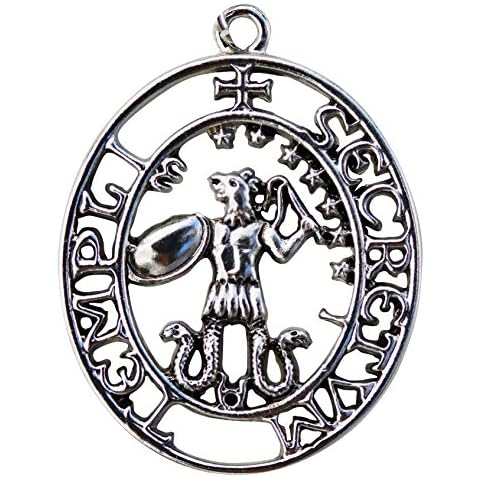 Enchanted Jewelry Knights Templar Sigil of Abraxas for Magickal Right and Might Pendant Amulet Cover
