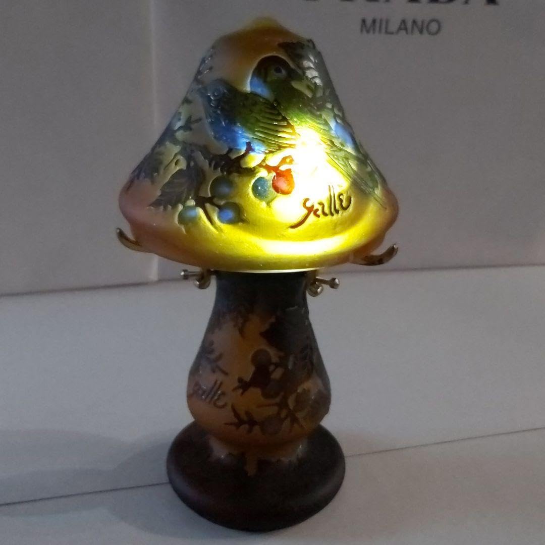 エミール・ガレ 復刻版 新品 ルーマニア カメオ彫 ランプ ライトスタンド 希少 Amazon.co.jp: エミール・ガレ 復刻版 ランプ カメオ彫 ルーマニア 鳥