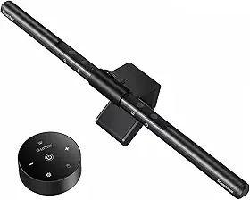 Lâmpada de monitor Quntis, Luz cuidar dos olhos, lâmpada LED de leitura com escurecimento automático, barra de luz, controle ao toque, sem necessidade de lâmpadas de mesa para economizar espaço