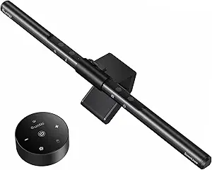 Quntis Computer Monitor Lamp, Screen Monitor Light Bar for Eye Caring, USB Reading LED Task Lamp with Auto-Dimming, Dimmable Light Bar, Touch Control, No Glare Space Saving Home Office Desk Lamps