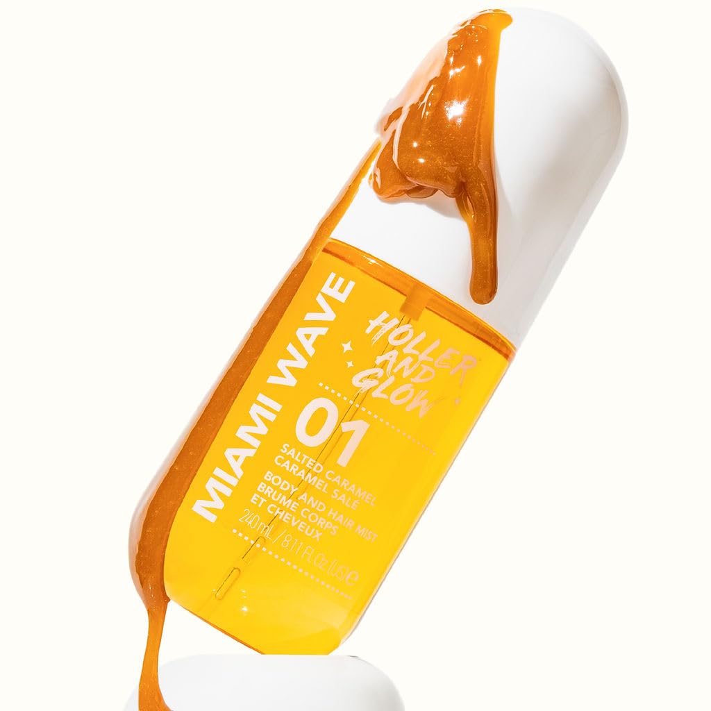 Bundle of Holler And Glow Body & Hair Mist, Body Spray For Women, Hair Perfume, Long Lasting Fragrance, Floral, Tropical, Vanilla, Warm & Sweet Fragrance Notes, 8.11 Fl Oz, 3 Pack Variety - Image 8