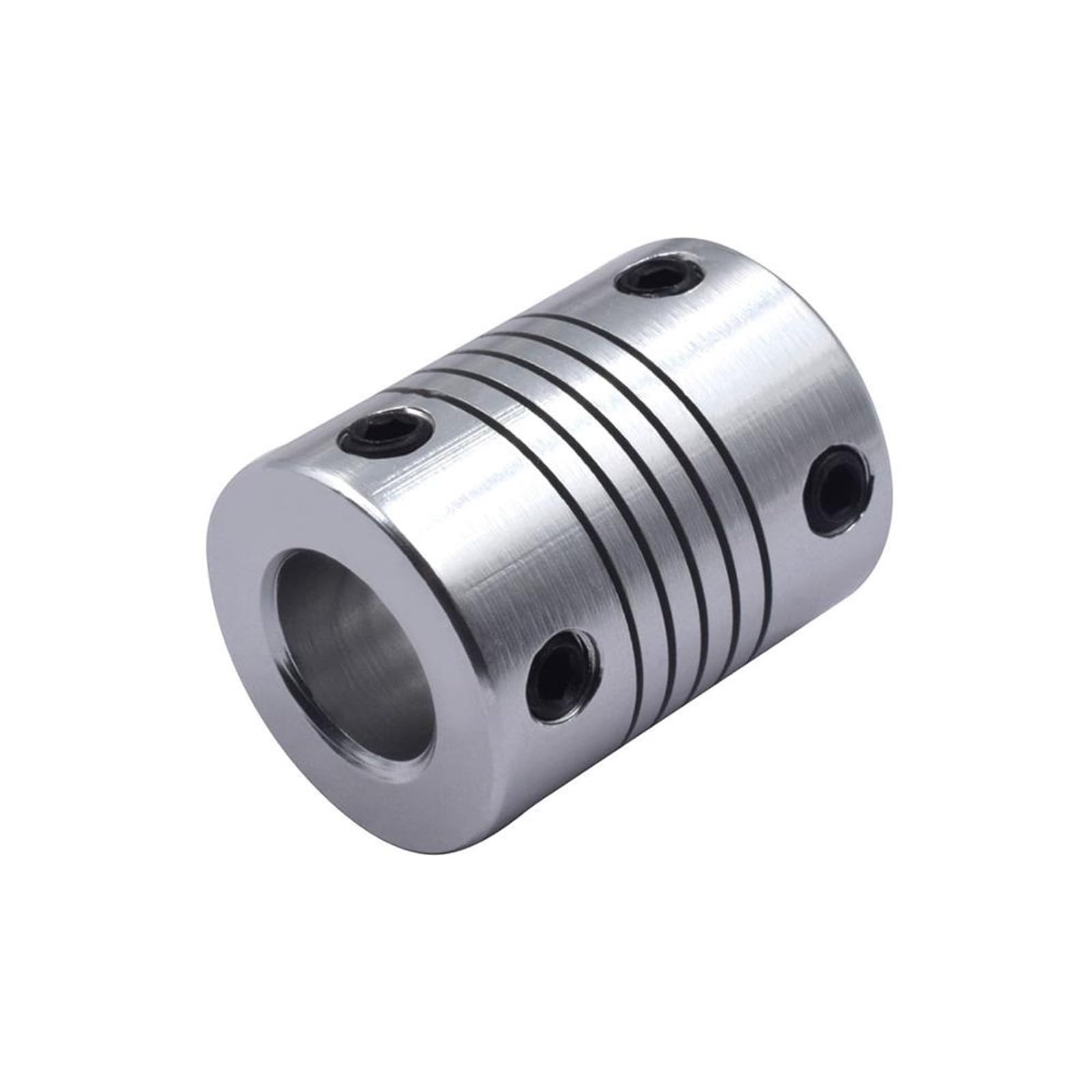 Accouplement d'arbre Flexible en aluminium prune, 10 pièces, D19 L25 5x 5/5x 6/5x 8/5x1 0/8x 8/8x1 0/10x1 0/6.35x8mm, coupleur de connecteur Flexible de moteur(5mm to 10mm)