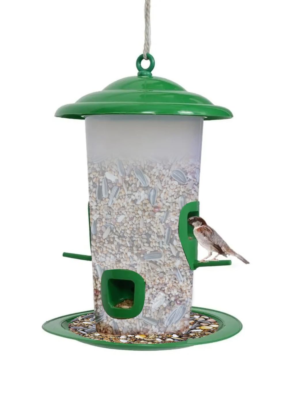 Sage Square Brings Nature to Your Backyard with The Sage Square Green Bird Feeder: Durable, Stylish, & Perfect for Multiple Birds. Hang It Anywhere for a Serene and Relaxing Bird-Watching Experience (B0C8HSLJQY) Amazon Price History, Amazon Price Tracker