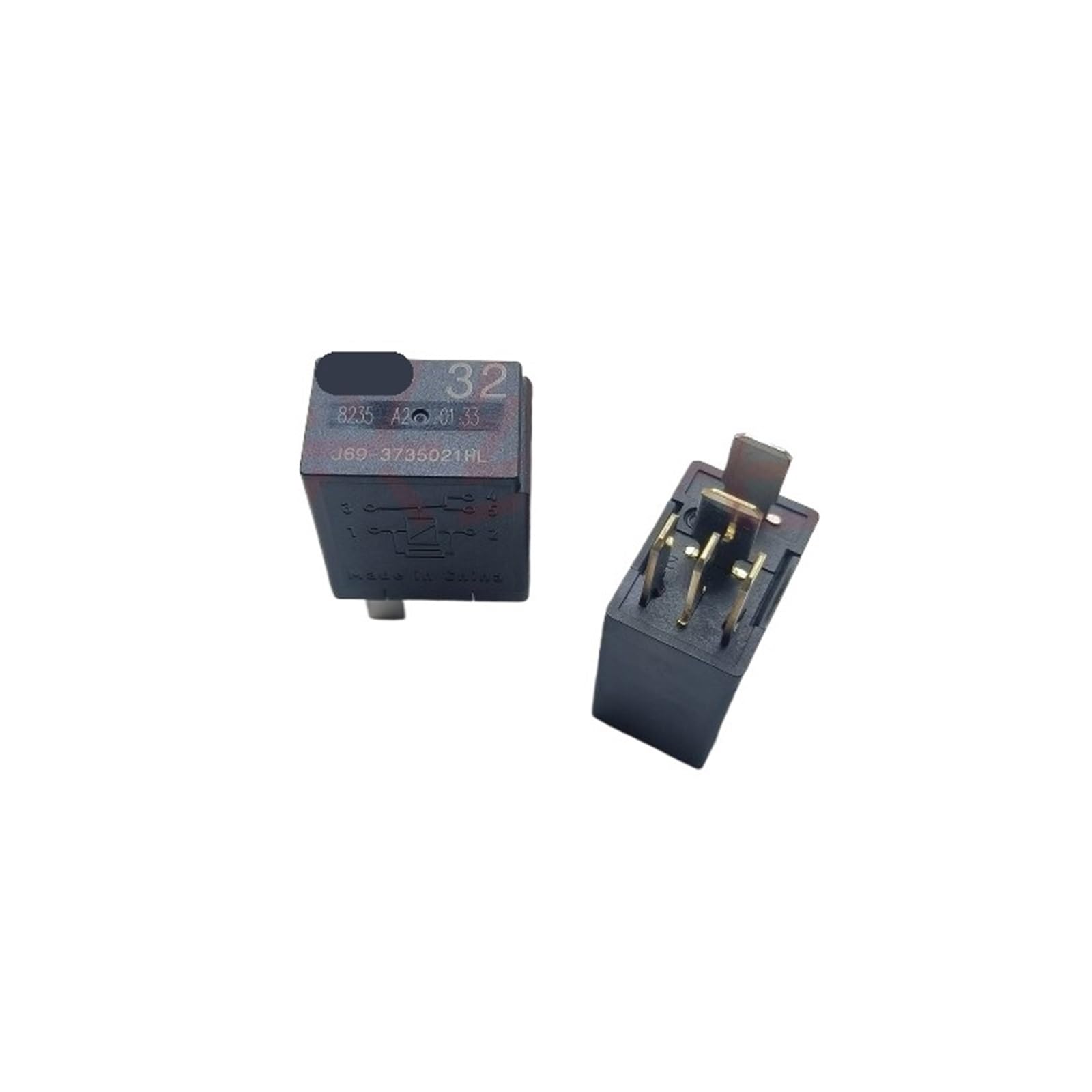 Conjunto de relés automotrices 12VDC con 5 enchufe para el control eléctrico estable