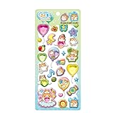 クラックス シール プクキラバルーンステッカー ハムちゃんずワールド 136514