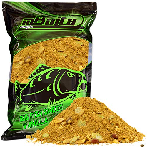 Angel-Berger Magic Baits Groundbait Grundfutter Angelfutter Verschiedene Sorten (Big Fish Sweet Vanilla, 3Kg)