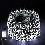 cshare LEDイルミネーションライト ストレート 20M 200球 LEDストリングライト 屋外 防水 8点灯パターン 記憶メモリー タイマー機能 複数連結 キャンプ用 ガーランドライト 屋外 フェアリーライト ledガーデンライト クリスマス/ハロウィン/パーティー/新年/祝日/結婚式/庭対応 飾りライト 照明 屋外用LEDイルミネーション ライト クリスマスツリー ライト